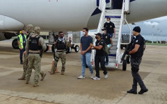 Voo chegou nesta madrugada em Palmas e o investigado foi conduzido pela equipe da DHPP de Araguaína. 