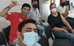 Médicos veterinários de Colinas foram vacinados contra a Covid-19.