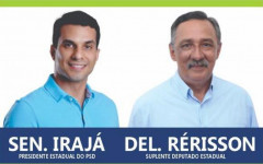 Delegado Rérisson se filia ao PSD do Senador Irajá. 