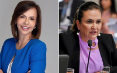 Candidatas ao Senado Professora Dorinha e Kátia Abreu. 