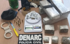 Mais de 3kg de drogas foram apreendidos durante ação da 3ª DENARC em Araguaína