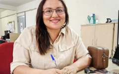 A nova servidora, Claudia Lustosa Campos Diniz, compartilhou sua expectativa ao assumir a vaga de orientadora educacional