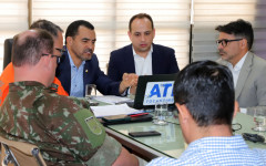 F4-Prefeitos de todo o estado participam de reunião virtual com o governador Wanderlei Barbosa e representantes das forças de combate às queimadas