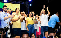 candidata a prefeita de Palmas, Janad Valcari (PL), durante reunião na Arno 32