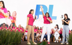 Michele Bolsonaro estará em Palmas no domingo, 20.