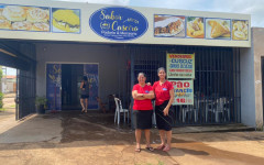 Padaria Sabor Caseiro, comandada por Wathina Antunes e sua mãe Marleni Vitória.