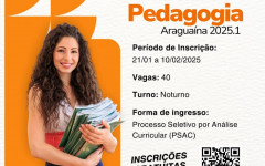 Abertas as inscrições para a 1ª turma do curso de Pedagogia da UFNT