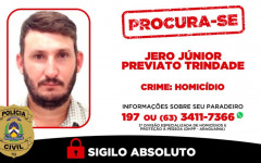 nformações sobre o paradeiro de Jero Júnior podem ser repassadas para os seguintes números: (63) 3411-7366 ou ainda pela Central 197