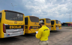 Vistoria tem o objetivo de verificar se os veículos escolares estão em condições adequadas para o transporte dos estudantes tocantinenses