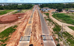 Avenida Tocantins tem mais de 1,4 km e já está com o trânsito liberado