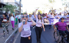 Caminhada Agosto Lilás realizada em Araguaína 