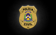 Brasão da Polícia Civil do Tocantins usado para ilustrar a operação