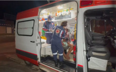  Polícia e Samu atenderam a ocorrência na Rua 14 de Dezembro, em Araguaína