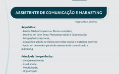 Vaga aberta para profissional de Comunicação e Marketing no Hospital Dom Orione