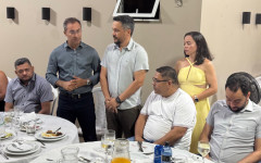 Max Fleury recebe vereadores e o prefeito Wagner Rodrigues em jantar para fortalecer diálogo entre os poderes