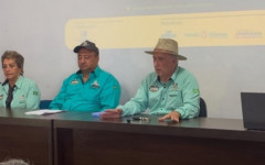 Diretoria do SRA durante café da manhã com a imprensa. 