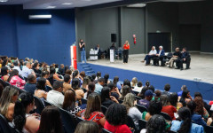  O consultor jurídico da Associação Nacional de Entidades de Previdência de Estados e Municípios, Bruno Martins; e o presidente da Associação Gaúcha das Instituições de Previdência, Alderi Zanatta, explicaram os principais pontos relacionados ao regime pr
