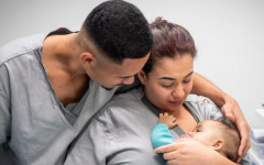 Bebê recebe a infusão do zolgensma no Hospital da Criança de Brasília