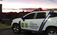 Local foi isolado pela perícia após o crime brutal no setor Raizal, em Araguaína.