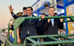 Governador Wanderlei Barbosa participa do desfile cívico-militar do aniversário de Palmas e reforça o compromisso do Governo do Tocantins com o desenvolvimento da capital