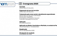 Candidatos têm até sexta-feira (13) para se inscrever no Enem 2025; Tocantins já registra mais de 42 mil inscritos. Exame volta a oferecer certificação do ensino médio e provas acontecem em 9 e 16 de novembro.
