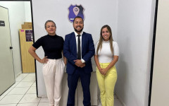 Promotor de Justiça e equipe da DEAM alinham ações para fortalecer o combate à violência contra a mulher em Araguaína.