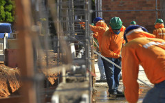 Entre janeiro e abril deste ano, o saldo de empregos formais no setor da construção civil tocantinense foi de 1.119 novas vagas