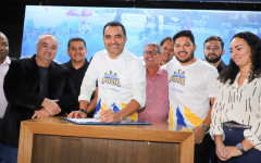 O governador Wanderlei Barbosa lança o programa Tocantins no Pódio, iniciativa voltada à valorização do esporte em todas as faixas etárias nos 139 municípios do estado 