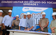 Assinatura da Ordem de Serviço marca o início de mais uma obra para fortalecer a educação no Tocantins 