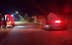 O crime foi registrado por volta das 22h, na Rua Araranguá.