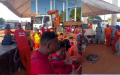 Greve dos trabalhadores foi anunciada na manhã desta terça-feira. 