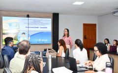 A reunião ocorreu na da SES-TO com a condução da Área Técnica da Saúde da Criança