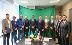Em agenda com ministro das Cidades, Jader Barbalho Filho, para ampliação do Minha Casa Minha Vida.