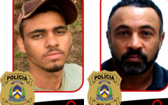 Suspeitos de homicídio qualificado e tentativa de homicídio em Tocantínia estão foragidos; Polícia Civil pede ajuda da população para localização.