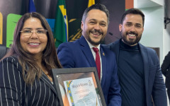 Presidente Max Fleury destaca projeto de trazer a primeira indústria de cosméticos do Norte do país para Araguaína com apoio do empresário.