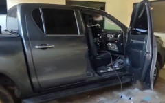 Caminhonete foi encontrada em casa cativeiro no distrito de Luzimangues