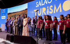 Governador do Tocantins, Wanderlei Barbosa, participou nesta quinta-feira, 21, em São Paulo/SP, da abertura oficial do 9° Salão do Turismo 2025, o maior evento do setor no Brasil
