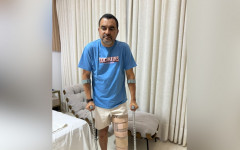 Governador Wanderlei Barbosa rompe ligamentos do joelho e passará por cirurgia.