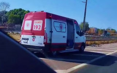 O acidente aconteceu por volta das 8h deste domingo (8), no setor Jardim Aureny IV.