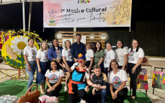 1ª Mostra Cultural Artes Sem Limites, que aconteceu na noite desta quarta-feira, dia 10, na orla do Lago Municipal da cidade.
