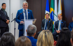 O governador, em seu discurso, ressaltou a eficiência do TJTO na condução do projeto e de seu benefício para a sociedade.