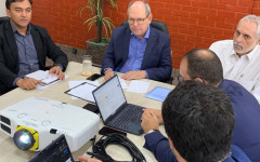 Secretário de Planejamento e Orçamento, Ronaldo Dimas recebe equipe técnica do Banco Mundial