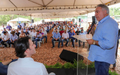 Durante a inauguração, Laurez Moreira ressaltou que o terminal rodoferroviário consolida um importante passo para o desenvolvimento econômico do Tocantins