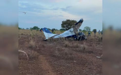 Situação que ficou a aeronave que caiu em Fátima