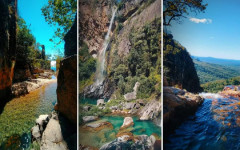 Cachoeiras e piscinas naturais em complexos turísticos em Paranã 
