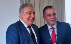 Governador Laurez e o vereador Carlos Amastha 