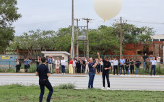 Lançamento de balão na UFT destaca a posição estratégica de Palmas para pesquisas espaciais.