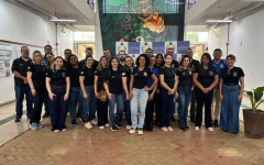 Equipes do Instituto de Identificação durante aplicação da Prova do Curso de Medicina da Unitins em Palmas.