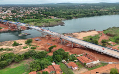 Nova ponte sobre o Rio Tocantins, na BR-226, entre Aguiarnópolis (TO) e Estreito (MA),