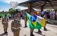  Governador Wanderlei Barbosa participa da passagem de comando do 13º BPM em São Félix do Tocantins e entrega R$ 3,5 milhões em investimentos para a unidade 